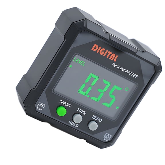 PatungKu Magnetic Digital Protractor Gauges Level Box Angles Finder Inclinometer Meter