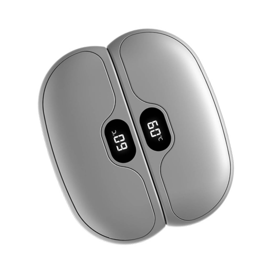 PatungKu Magnetic Rechargeable Hand Warmer Fast Heating 5 Adjustable Temperature Portable Split Design For Indoor Outdoor Use