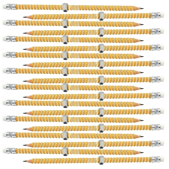 PatungKu Metal Nut Design Sensory Threaded Pencil For Classroom Focusing And Productivity