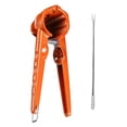 thumbnail image 1 of PatungKu Modern Nut Cracker Thickened Aluminum Double Openings Handheld Walnuts Pecan Plier Clip For Various Nuts Easy Operation, 1 of 9