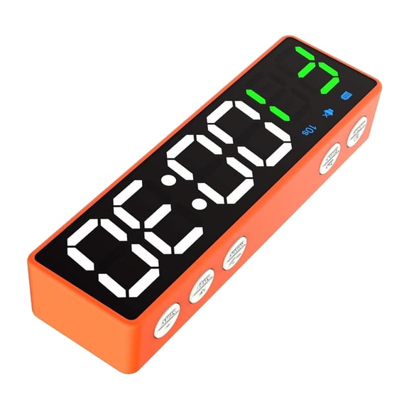 PatungKu Multifunctional Fitness Clock Eight Professional Approaches Large LED Screen Transportable