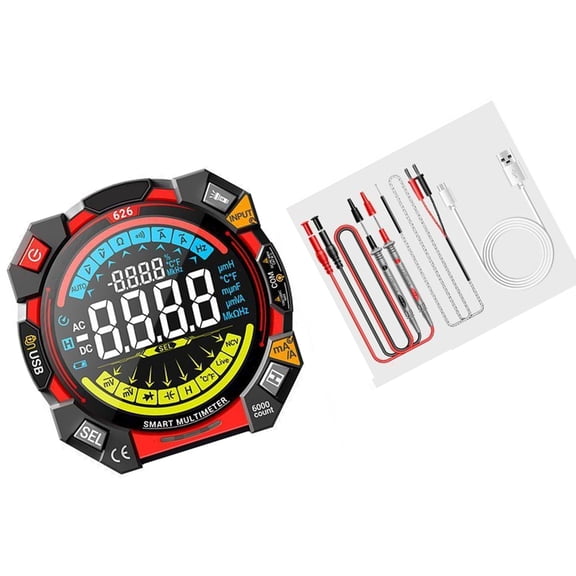 PatungKu Multimeter Tester Handheld Multimetre Digital Multimeter Ohm Voltages Meter