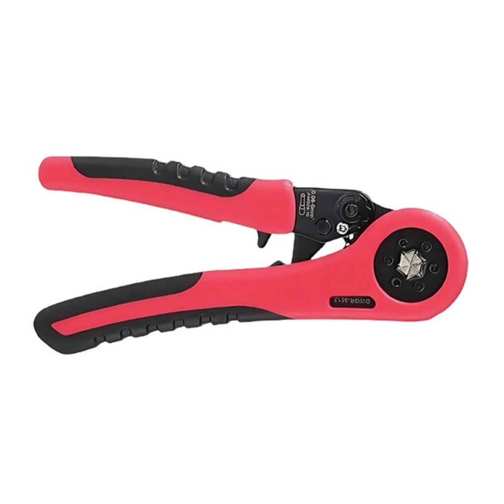 PatungKu Multipurpose Crimping Pliers Ferrule Sleeves Tubular Terminal Tool Adjustable Ratchet Wire Crimper Household Electrical