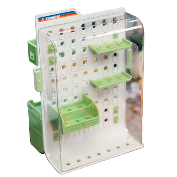 PatungKu Multipurpose Pegboard Keycap Storage Panel For Desk Wall Organization