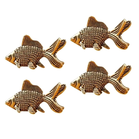 PatungKu Natural Copper Fish Disks For Bird Baths Maintenance Algae Control Decorative Garden Ornaments