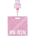 thumbnail image 1 of PatungKu Nurse Badge Buddy Badge Holder Glittering Badge Reels Nurse Badge Cards, 1 of 7