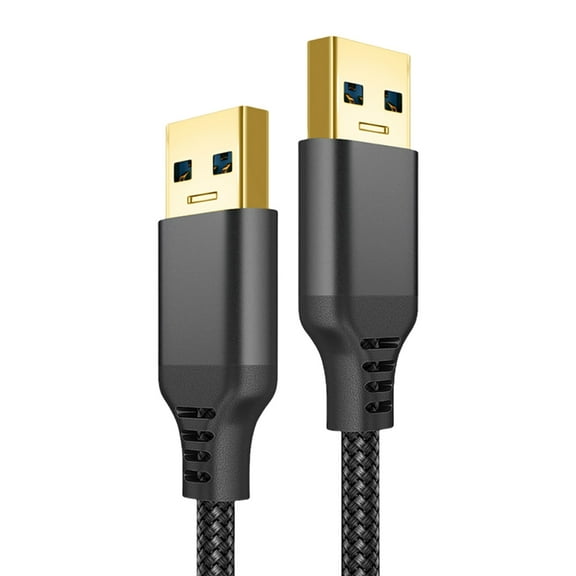 PatungKu Nylon Braided USB 3.0 Extension Cord Data Transfer Cable Line Double Male End