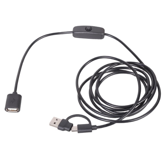 PatungKu OTG Cable USB to Type C to USB 2.0 with On/Off Switches Facilitating Enhances Connectivity for Data Exchange and Charging