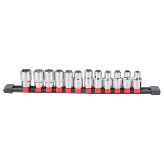 PatungKu Pack of 13 Essential Socket Set For Garage And Mechanical Projects Use