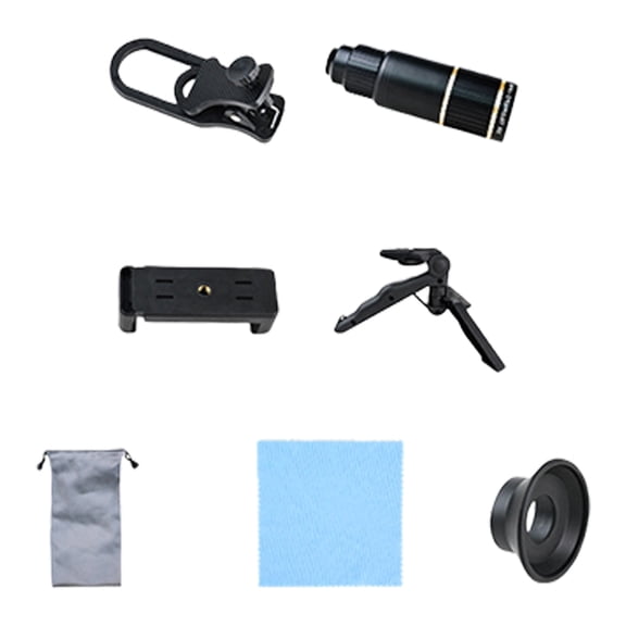 PatungKu Portable Clip On Telescope for Mobile Phones Featuring 22x Magnification