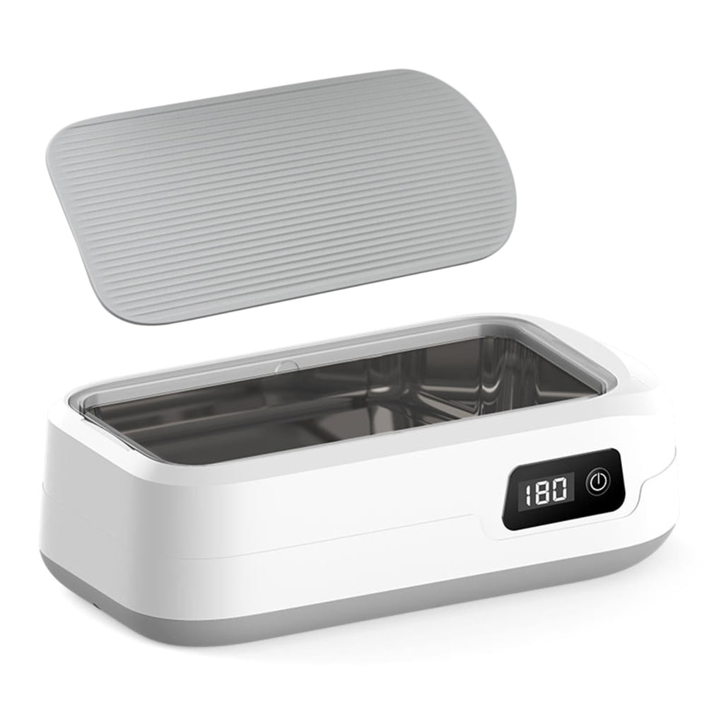 PatungKu Portable Denture Cleaning Machine for Eyeglasses Dentures Jewelry Cleaner
