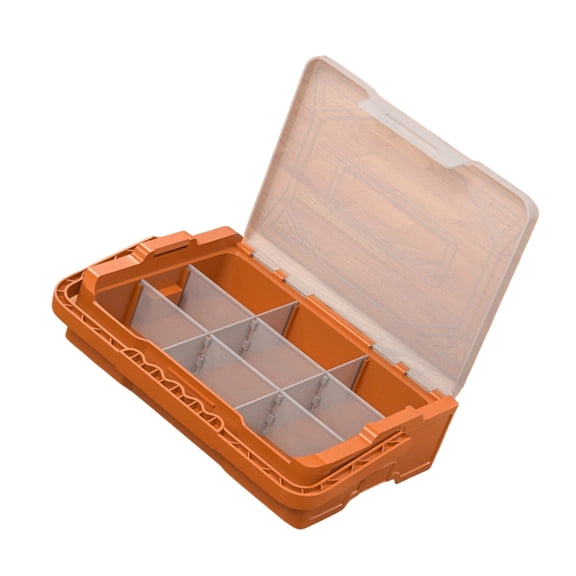 PatungKu Portable Screw Storage Bin Multi Compartment Organizer Box For Screw Small Part