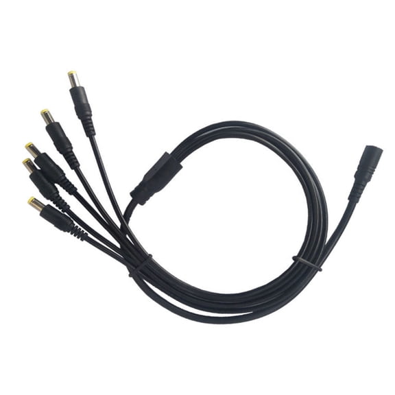 PatungKu Power Plug DC5.5x2.5mm Power Cable 1 Female to 2/3/4/5/8/10 Male Plug Splitter Adapter for Security Camera LED Strip