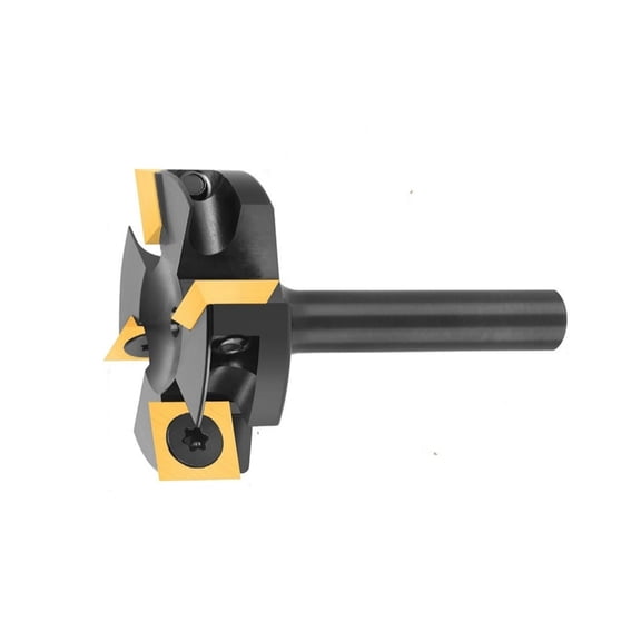 PatungKu Precise Positioning Rack 4Flute Milling Cutter Slab Flattening Routers Bit For Enhances Woodworking Cutting Accuracy