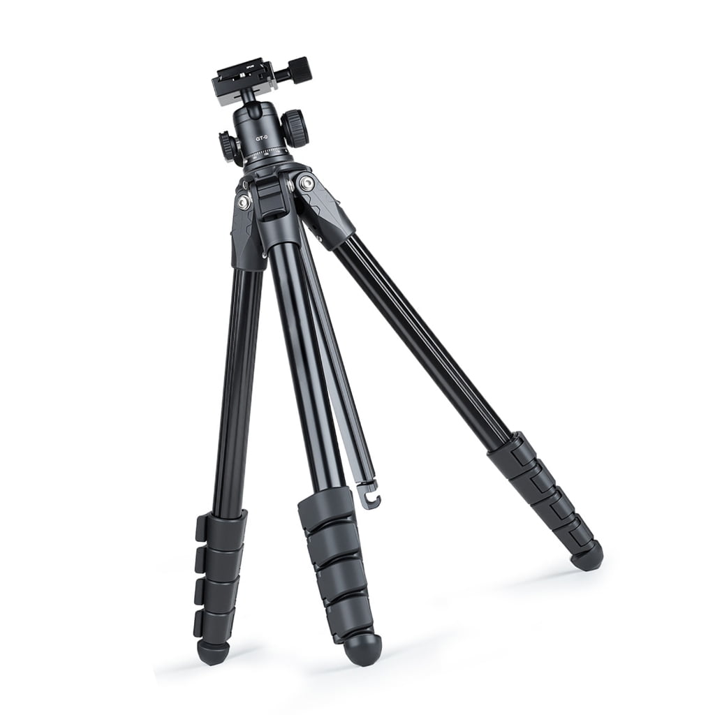 PatungKu Professional Lightweight Aluminum Tripod For Camera Photography Live Streaming Adjustable Height 360 Rotation Optional