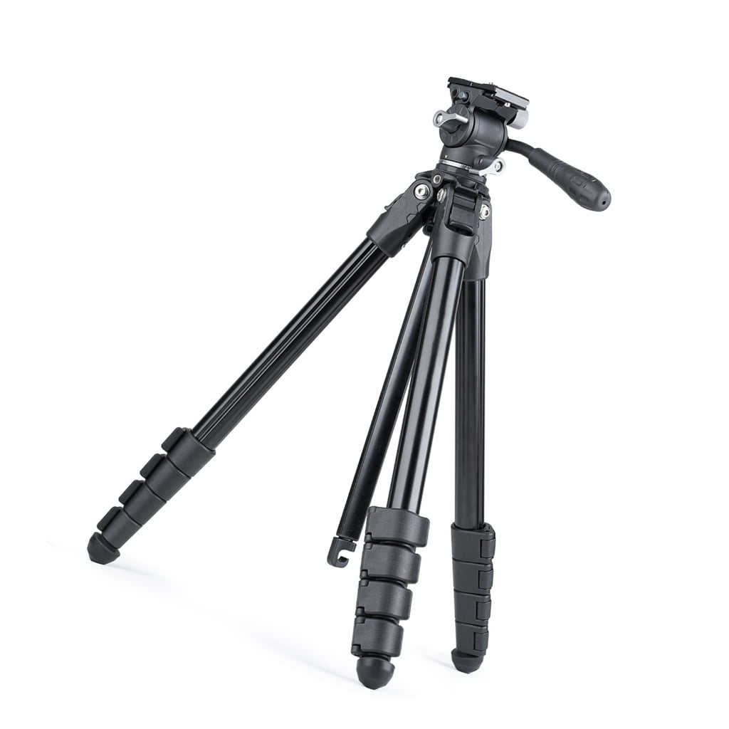 PatungKu Professional Lightweight Aluminum Tripod For Camera Photography Live Streaming Adjustable Height 360 Rotation Optional