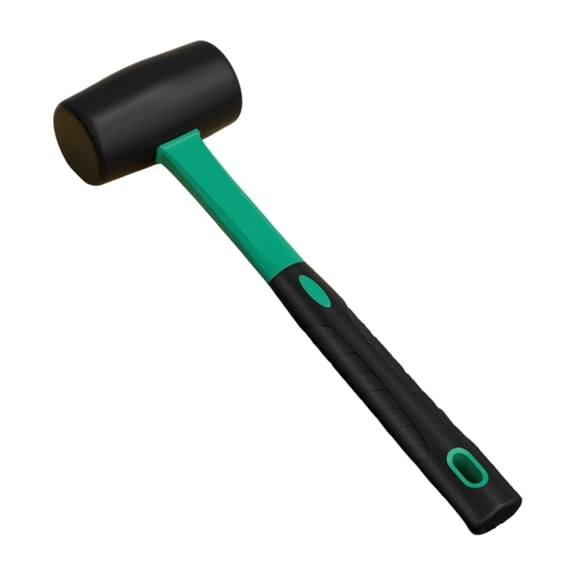 PatungKu Professional Rubber Hammer For Flooring Projects AntiVibration Design Safe Grip Handle Durability Rubber Materials
