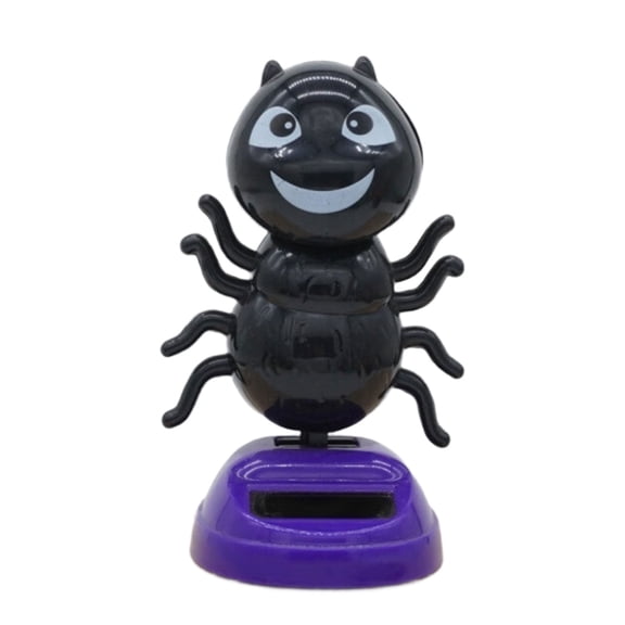 PatungKu Pumpkins Witches Car Shaking Head Dancer Doll Solar Powered Dancing Toy Solar Shaking Head Dancing Toy Car Dashboard Desktop Decors