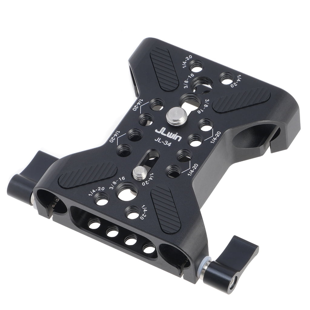 PatungKu Quick Detach Plate Base And 15mm Tube Clamp For Camera Rails ...