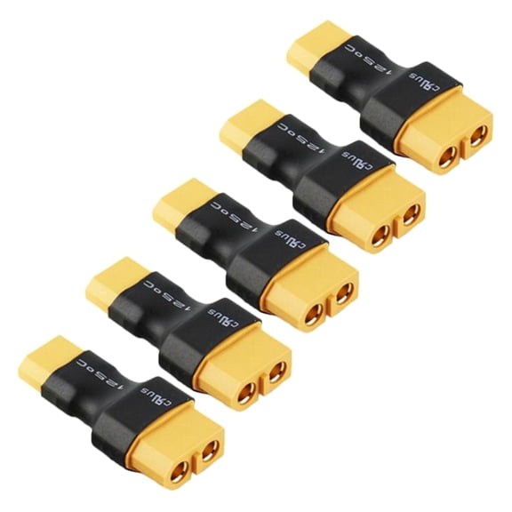 PatungKu Quick Install T Plug XT60 Connector For Remote Models High Current Transfer Durability Rubber Metal Design