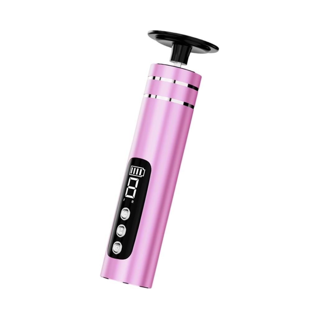 PatungKu Rechargeable Electric Foot Polisher Round Shape Ergonomic Grip USB Charging Transportable For Home Resort Care