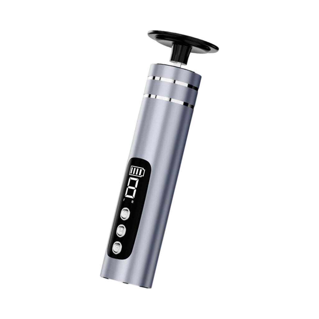PatungKu Rechargeable Electric Foot Polisher Round Shape Ergonomic Grip USB Charging Transportable For Home Resort Care