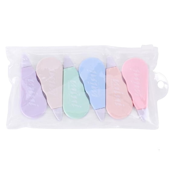 PatungKu Refillable Correction Tape Roller for Notebook Planner White Out Correction Tape