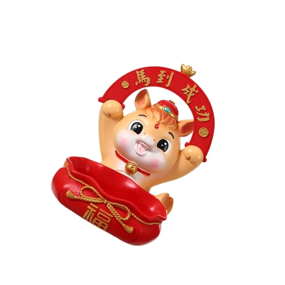 PatungKu Resin Horse Statue Horse Figurines Sculpture Storage Organizers for Key,Candy