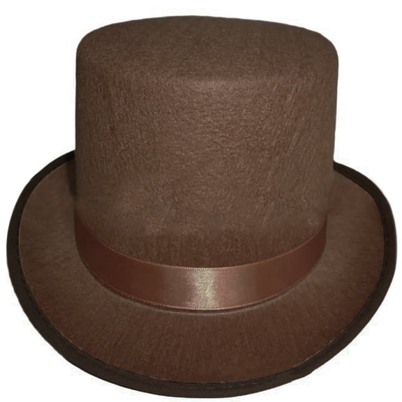 PatungKu Roll Brims Tall Top Hat for Bowlers Hat Magicians Hat Party Hat Costume Stage Show Headwear