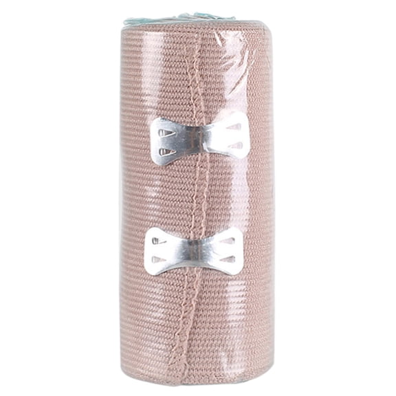 PatungKu Roll Of Elastic Compression Bandage Wrap with Hooks, Athletic Sport Support Tape