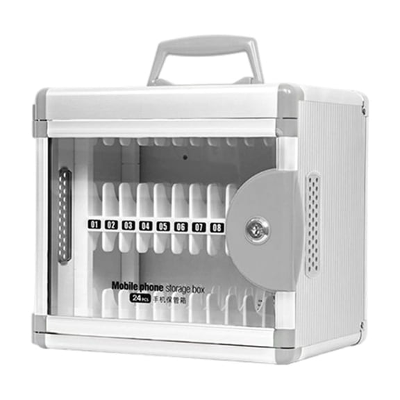 PatungKu Secure Mobile Phone Locker Cabinet with Key for School Office Organization