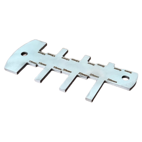 PatungKu Stainless Steel Height Gauge For Woodworking Router Depth Gauge 3-26mm Precisions Measuring Tool With Smooth Surfaces