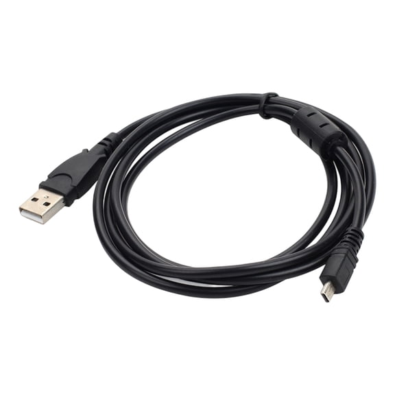 PatungKu Strong Fabric Enclosed 8Pin USB Cord 1.5M Length PVC Metal Texture for Camera