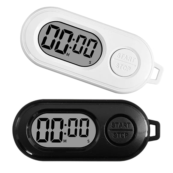 PatungKu Strong Not Scratch Keychains Digital Timer Timers LCD Display Easy to Use for Fitness Baking Experiments Trackings