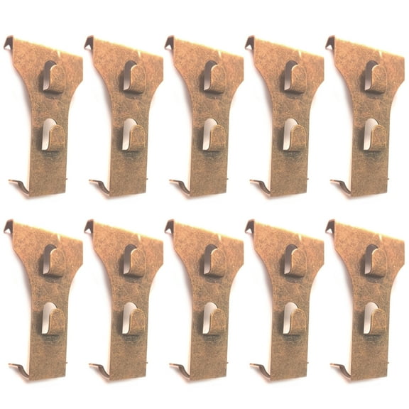 PatungKu Sturdy Brick Clips Accessory for Easy to Install Home Decorating Easy Mounted Fits Most Brick 12pcs Set Hooks