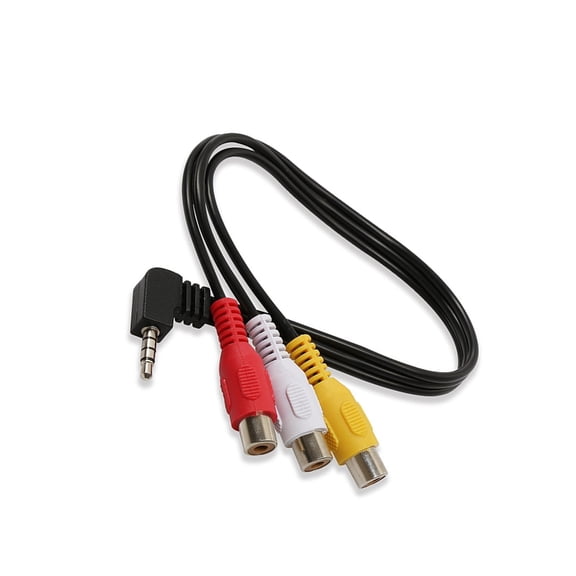 PatungKu Superior Quality Signal Transfer 1/8inch TRRS Male to 3RCA Female Audios Cable