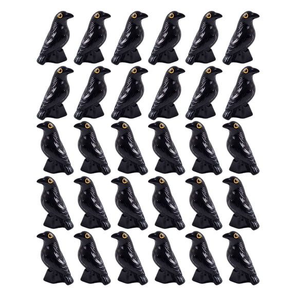 PatungKu Tradition Paintable Rosin Crow Decoration Craft Activity For Holiday Fun