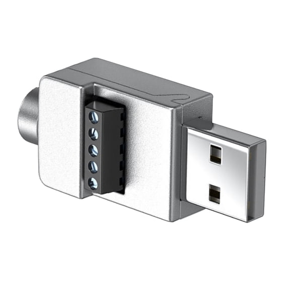 PatungKu USB 2.0 Male Terminal Block Data Connector USB Screw Terminal Board Connector