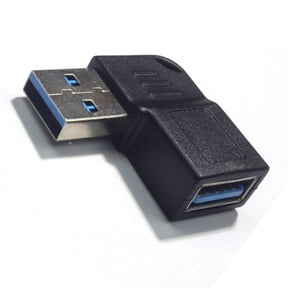 PatungKu USB3.0 Male Female 90 Degree Right Angle Adapter Charging Converter 5Gbps Data Transfer for Laptops Mobile Phones