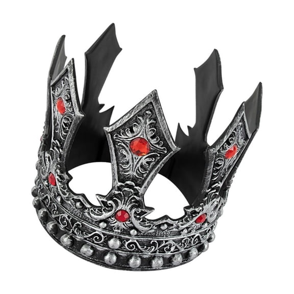 PatungKu Unique King Crown Headwear Men's Royal Crownpiece For Weddings And Stage Shows