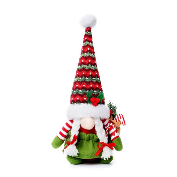 PatungKu Unique Santa Gnomes Plush Doll Holiday Decoration With Sacks Bag Design Ornament
