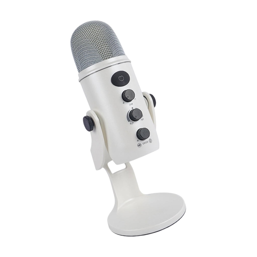 PatungKu User Friendly USB Condenser Microphones Volumes Adjustment Knob Enhances Recording