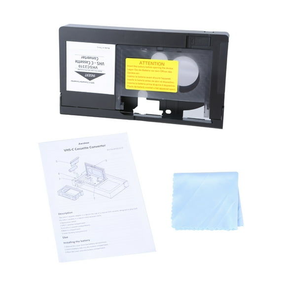 PatungKu VHS C Video Cassette Adapter Motorized Transfer System for VHS Playback
