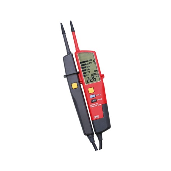 PatungKu Voltage Continuity Tester Electrical Polarity Detection Waterproof 7 Protections For Industrial Applications