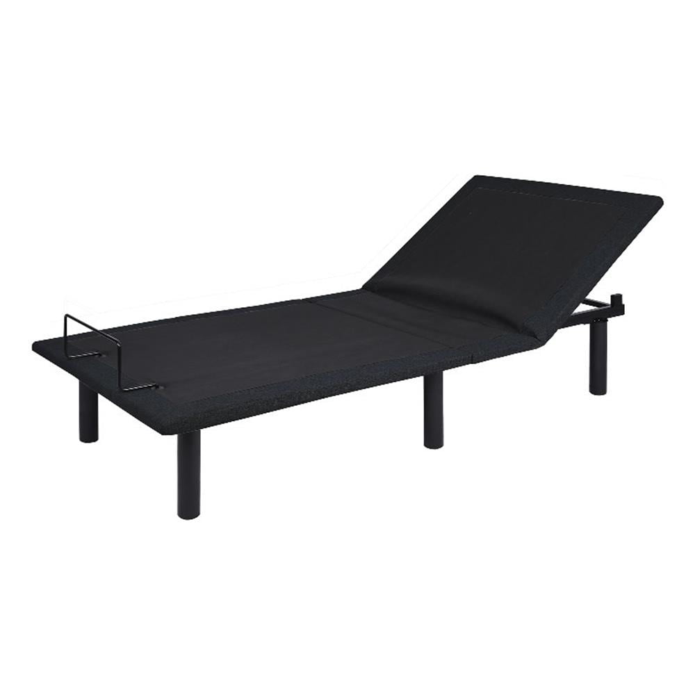 Patz Metal Black Twin XL Adjustable Bed & Wired Hand Control & Single ...