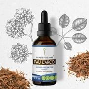 Pau d'Arco Tincture Alcohol-FREE Extract, Wildcrafted Tabebuia Impetiginosa Soothing Effect 2 oz