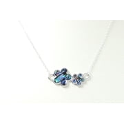 Paua Shell Flower Necklace