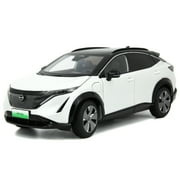 Paudi 1/18 Diecast Model Car for Collection Minicar Nissan Ariya 2022 White