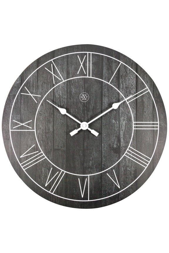 Paul' 15.76-inch Wood Wall Clock - Black