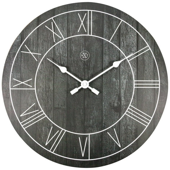 Paul' 15.76-inch Wood Wall Clock - Black